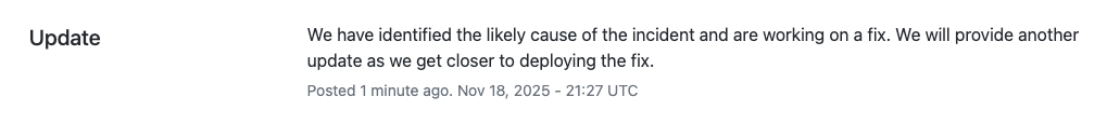 Github saying they've likely found the root cause of the outage.